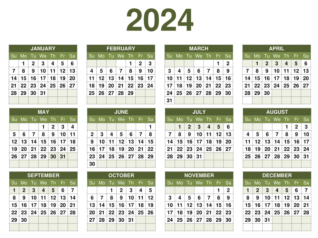 Psychedelic Calendar
